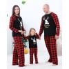 imageMatching Family Pajamas Set Christmas Pants Cotton Pjs Set Bear Pajamas for FamilyGold