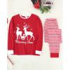 imageMatching Family Pajamas Set Christmas Pants Cotton Pjs Set Bear Pajamas for FamilyMulticolor