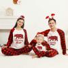 imageMatching Family Pajamas Set Christmas Pants Cotton Pjs Set Bear Pajamas for FamilyRed