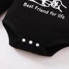 imageRenotemy Newborn Baby Boy Clothes Outfits Infant Boy Letter Print Romper Pants Clothing SetBlackcamouflage