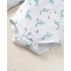 imageRenotemy Newborn Baby Boy Clothes Outfits Infant Boy Letter Print Romper Pants Clothing SetBluedinosaur