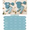imageRenotemy Newborn Baby Boy Clothes Outfits Infant Boy Letter Print Romper Pants Clothing SetBlueset