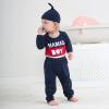 imageRenotemy Newborn Baby Boy Clothes Outfits Infant Boy Letter Print Romper Pants Clothing SetBluestrip