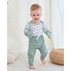 imageRenotemy Newborn Baby Boy Clothes Outfits Infant Boy Letter Print Romper Pants Clothing SetGreenleaf