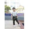 imageRenotemy Newborn Baby Boy Clothes Outfits Infant Boy Letter Print Romper Pants Clothing SetGrey