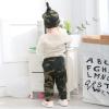 imageRenotemy Newborn Baby Boy Clothes Outfits Infant Boy Letter Print Romper Pants Clothing SetGreycamo