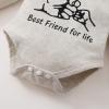 imageRenotemy Newborn Baby Boy Clothes Outfits Infant Boy Letter Print Romper Pants Clothing SetGreycamo