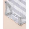 imageRenotemy Newborn Baby Boy Clothes Outfits Infant Boy Letter Print Romper Pants Clothing SetGreystripe