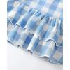 imageRenotemy Baby Girl Clothes Toddler Girl Clothes Outfits Infant Clothing Jeans Pants Set Cute Clothes Set for GirlsBlue Plaid Denim