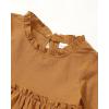 imageRenotemy Baby Girl Clothes Toddler Girl Clothes Outfits Infant Clothing Jeans Pants Set Cute Clothes Set for GirlsBrown