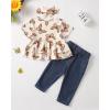imageRenotemy Baby Girl Clothes Toddler Girl Clothes Outfits Infant Clothing Jeans Pants Set Cute Clothes Set for GirlsButterfly