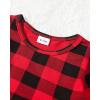 imageRenotemy Baby Girl Clothes Toddler Girl Clothes Outfits Infant Clothing Jeans Pants Set Cute Clothes Set for GirlsChristmas Red Plaid