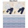imageRenotemy Baby Girl Clothes Toddler Girl Clothes Outfits Infant Clothing Jeans Pants Set Cute Clothes Set for GirlsLong Bohemian Polka Dot