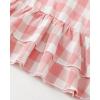 imageRenotemy Baby Girl Clothes Toddler Girl Clothes Outfits Infant Clothing Jeans Pants Set Cute Clothes Set for GirlsPink Plaid Denim