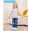 imageRenotemy Baby Girl Clothes Toddler Girl Clothes Outfits Infant Clothing Jeans Pants Set Cute Clothes Set for GirlsShort Bohemian Polka Dot