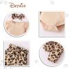 imageRenotemy Newborn Baby Girl Clothes Infant Girl Outfits Ruffle Romper Top Floral Pants Clothes SetsApricotleopard
