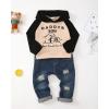 imageRenotemy Toddler Baby Boy Clothes Denim Outfits Infant Hooded Sweatshirt Jeans Clothing For Little BoysApricotsplice