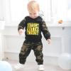 imageRenotemy Toddler Baby Boy Clothes Denim Outfits Infant Hooded Sweatshirt Jeans Clothing For Little BoysBlackcamo