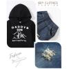 imageRenotemy Toddler Baby Boy Clothes Denim Outfits Infant Hooded Sweatshirt Jeans Clothing For Little BoysBlackjeans
