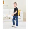 imageRenotemy Toddler Baby Boy Clothes Denim Outfits Infant Hooded Sweatshirt Jeans Clothing For Little BoysBlacksets