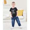 imageRenotemy Toddler Baby Boy Clothes Denim Outfits Infant Hooded Sweatshirt Jeans Clothing For Little BoysBlacksets