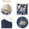 imageRenotemy Toddler Baby Boy Clothes Denim Outfits Infant Hooded Sweatshirt Jeans Clothing For Little BoysBluecoffee