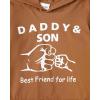 imageRenotemy Toddler Baby Boy Clothes Denim Outfits Infant Hooded Sweatshirt Jeans Clothing For Little BoysBrownjeans