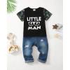 imageRenotemy Toddler Baby Boy Clothes Denim Outfits Infant Hooded Sweatshirt Jeans Clothing For Little BoysCamoblackset