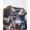 imageRenotemy Toddler Baby Boy Clothes Denim Outfits Infant Hooded Sweatshirt Jeans Clothing For Little BoysDarkblueplaid
