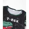 imageRenotemy Toddler Baby Boy Clothes Denim Outfits Infant Hooded Sweatshirt Jeans Clothing For Little BoysDinosauroutfits