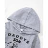 imageRenotemy Toddler Baby Boy Clothes Denim Outfits Infant Hooded Sweatshirt Jeans Clothing For Little BoysGreydenim