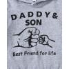 imageRenotemy Toddler Baby Boy Clothes Denim Outfits Infant Hooded Sweatshirt Jeans Clothing For Little BoysGreydenim