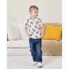 imageRenotemy Toddler Baby Boy Clothes Denim Outfits Infant Hooded Sweatshirt Jeans Clothing For Little BoysWhiteshirtsets