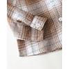imageRenotemy Toddler Baby Boy Clothes Outfits Baby Boy Plaid Sweatsuit Jeans Denim Fall Winter Pants Set Toddler Clothes For BoysMulti Brown Plaid