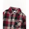 imageRenotemy Toddler Baby Boy Clothes Outfits Baby Boy Plaid Sweatsuit Jeans Denim Fall Winter Pants Set Toddler Clothes For BoysMulti Red Plaid