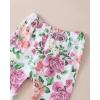 imageRenotemy Toddler Girl Clothes Outfits Baby Girl Clothes Infant Girl Clothing Tops Floral Pants Set Cute Outfits for GirlsFloral Dark Purple