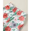 imageRenotemy Toddler Girl Clothes Outfits Baby Girl Clothes Infant Girl Clothing Tops Floral Pants Set Cute Outfits for GirlsFloral Green