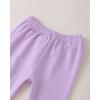 imageRenotemy Toddler Girl Clothes Outfits Baby Girl Clothes Infant Girl Clothing Tops Floral Pants Set Cute Outfits for GirlsFloral Taro Purple