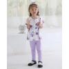 imageRenotemy Toddler Girl Clothes Outfits Baby Girl Clothes Infant Girl Clothing Tops Floral Pants Set Cute Outfits for GirlsFloral Taro Purple