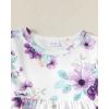 imageRenotemy Toddler Girl Clothes Outfits Baby Girl Clothes Infant Girl Clothing Tops Floral Pants Set Cute Outfits for GirlsLong Light Purple