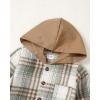 imageRenotemy Toddler Infant Baby Boy Clothes Outfit Long Sleeve Hoodie Sweatshirt Casual Fall Winter Clothes Set for Toddler BoyHoodie Grey Plaid