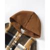 imageRenotemy Toddler Infant Baby Boy Clothes Outfit Long Sleeve Hoodie Sweatshirt Casual Fall Winter Clothes Set for Toddler BoyPlaid Brown