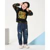 imageRenotemy Toddler Infant Baby Boy Clothes Winter Fall Outfits Hoodie Sweatsuit Ripped Jeans Denim Toddler Clothes for BoysCamo Letter
