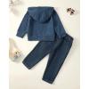 imageRenotemy Toddler Infant Baby Boy Clothes Winter Fall Outfits Hoodie Sweatsuit Ripped Jeans Denim Toddler Clothes for BoysHoodie Fluffy Denim