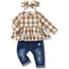 Grayish Brown Plaid