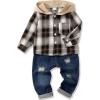 Hoodie Brown Denim