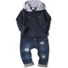 Hoodie Corduroy Blue