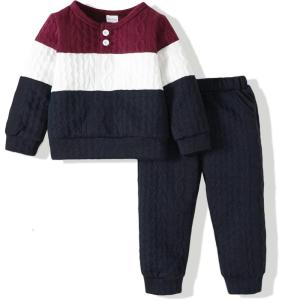 imageRenotemy Toddler Infant Baby Boy Clothes Outfit Long Sleeve Dinosaur Hoodie Sweatshirt Fall Winter Clothes for Toddler BoyRedwhite