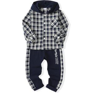 imageRenotemy Toddler Infant Baby Boy Clothes Outfit Long Sleeve Hoodie Sweatshirt Casual Fall Winter Clothes Set for Toddler BoyBlue