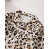 imageKids Little Toddler Girl Clothes Button Down Tie Front Shirt  Bell Bottoms Jeans Girls 2 Piece Outfits Clothing SetLeopard Print